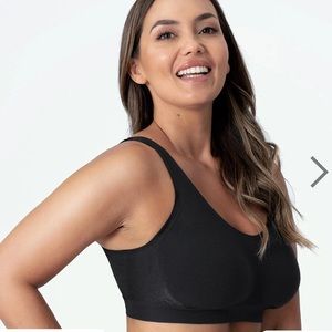 Truekind Daily Comfort Shaper Wireless Shaper Bra in Black NWT